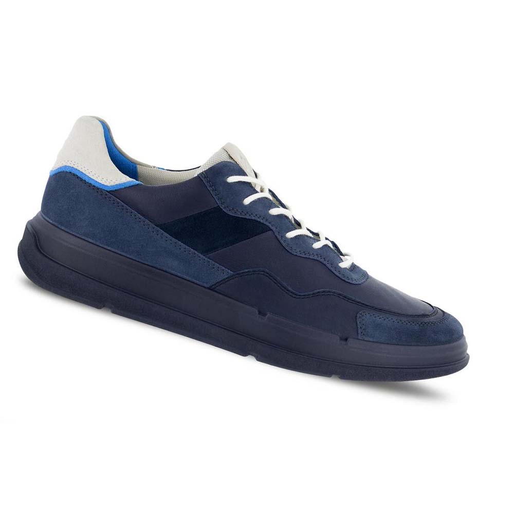 Ecco Soft X Urban Sneakers Herr Blå | SE 642XYU